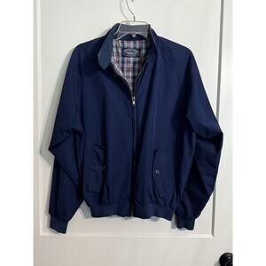 MENS SPRING HARBOR COLLECTION JACKET -Navy Sz M? See Measurements Preppy